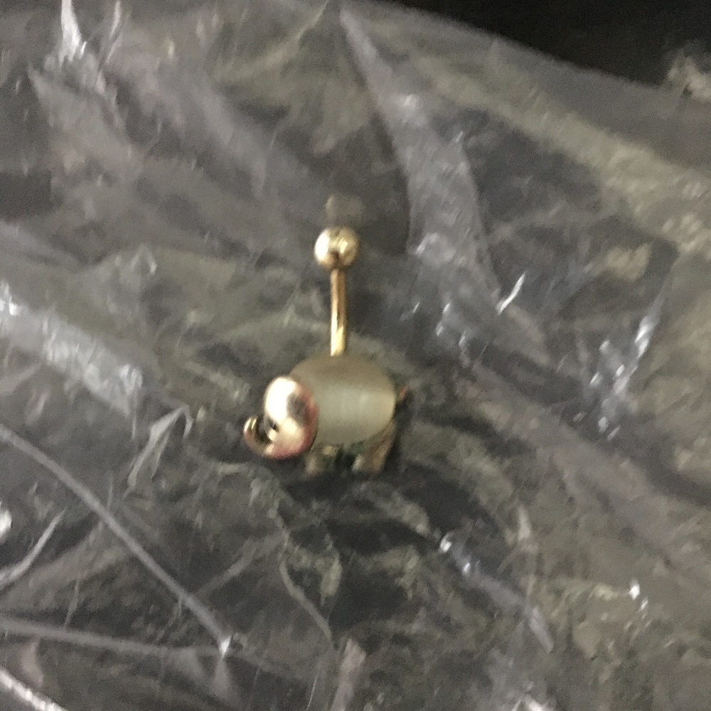 BRAND NEW ELEPHANT BELLY RING